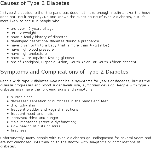 Type 2 Diabetes